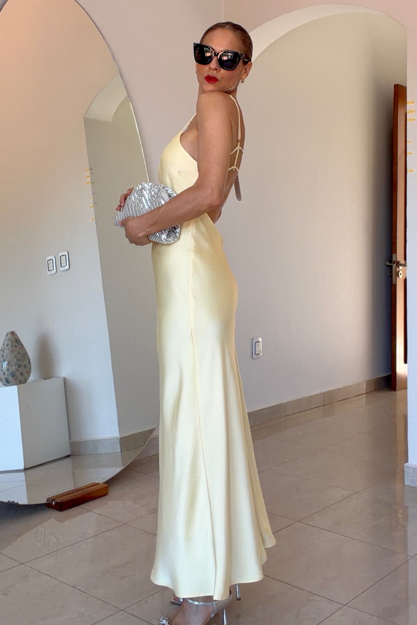 VESTIDO SATINADO