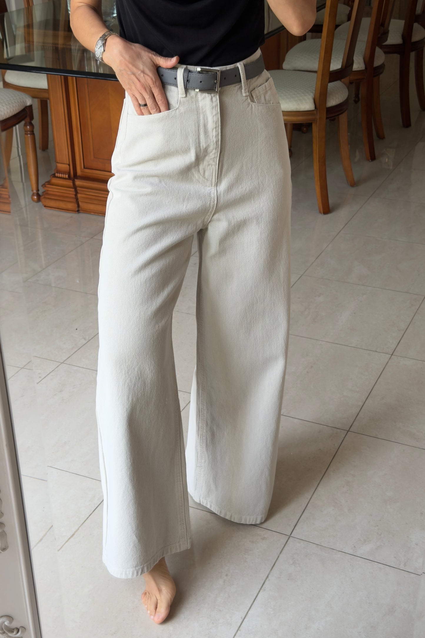 JEANS TEXTURA & CINTO