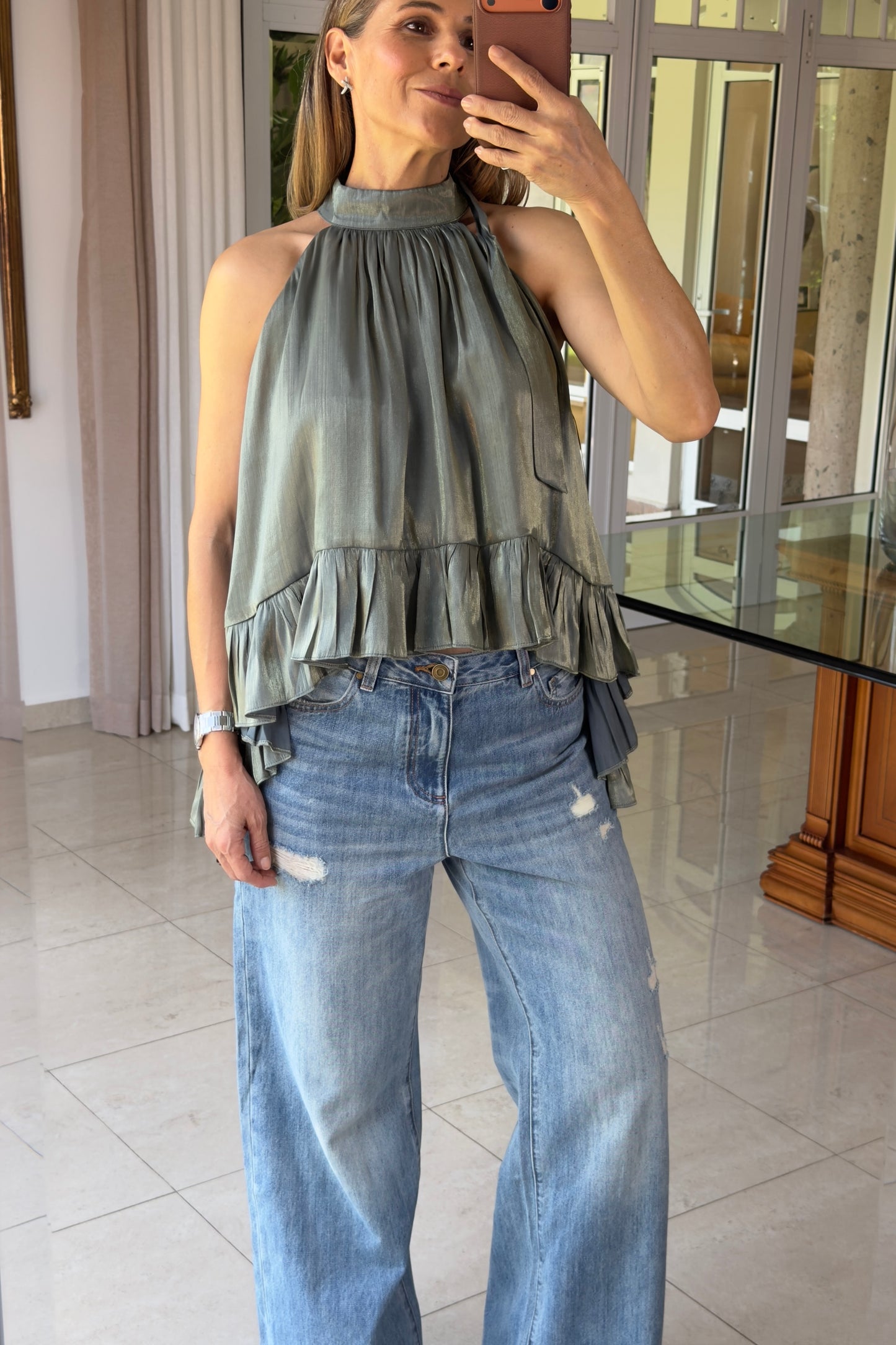BLUSA BAJO IRREGULAR
