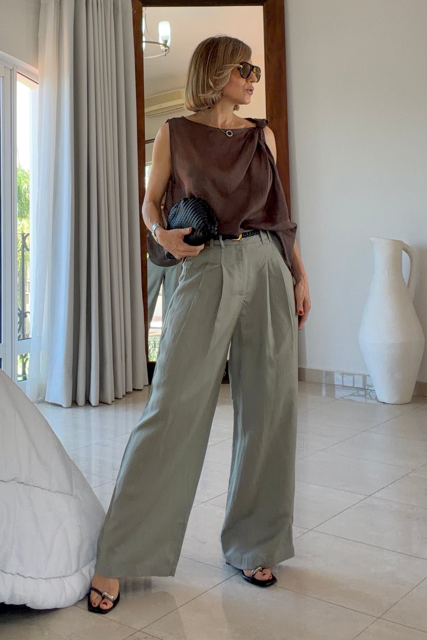 PANTALON CINTO TRENZADO