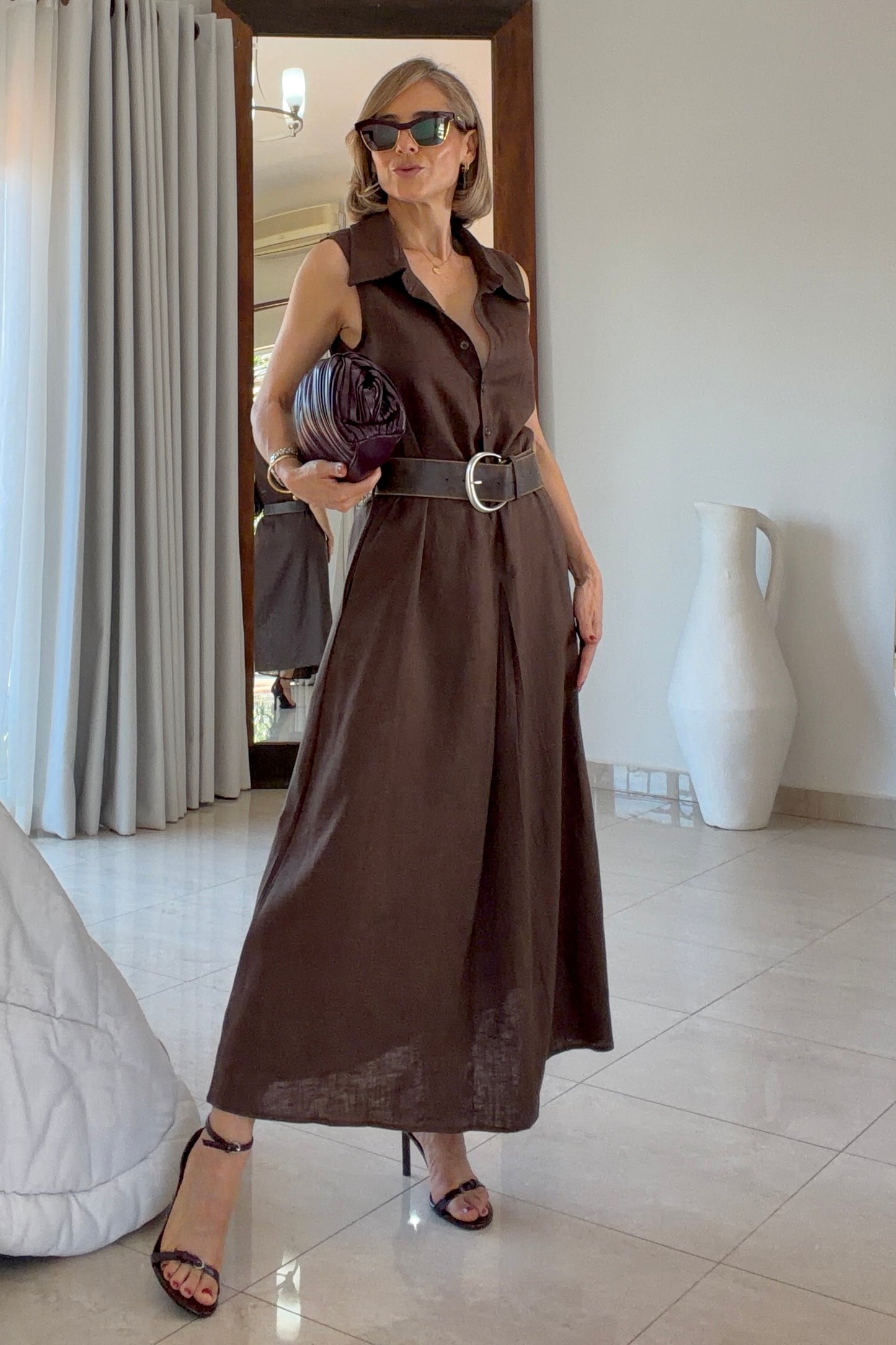 VESTIDO LINO & CINTO