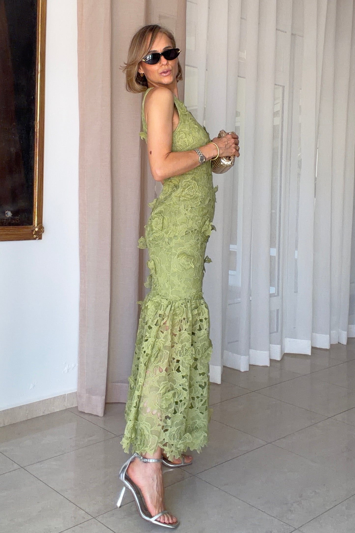 VESTIDO CROCHET MIDI