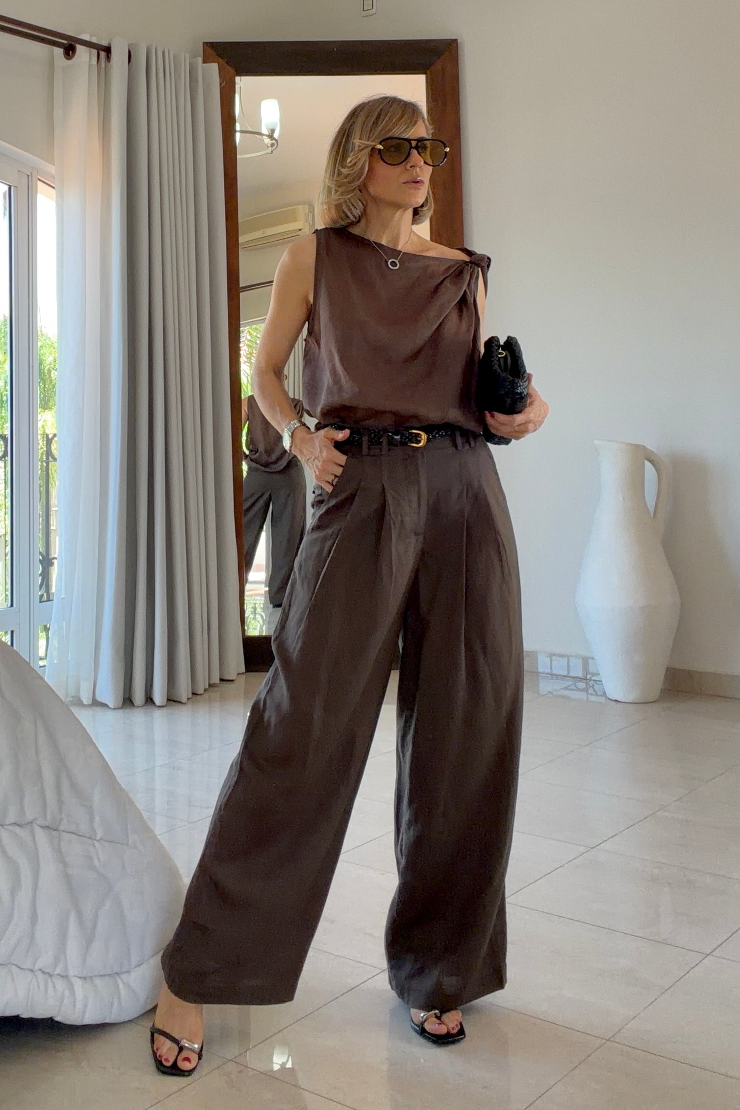PANTALON CINTO TRENZADO