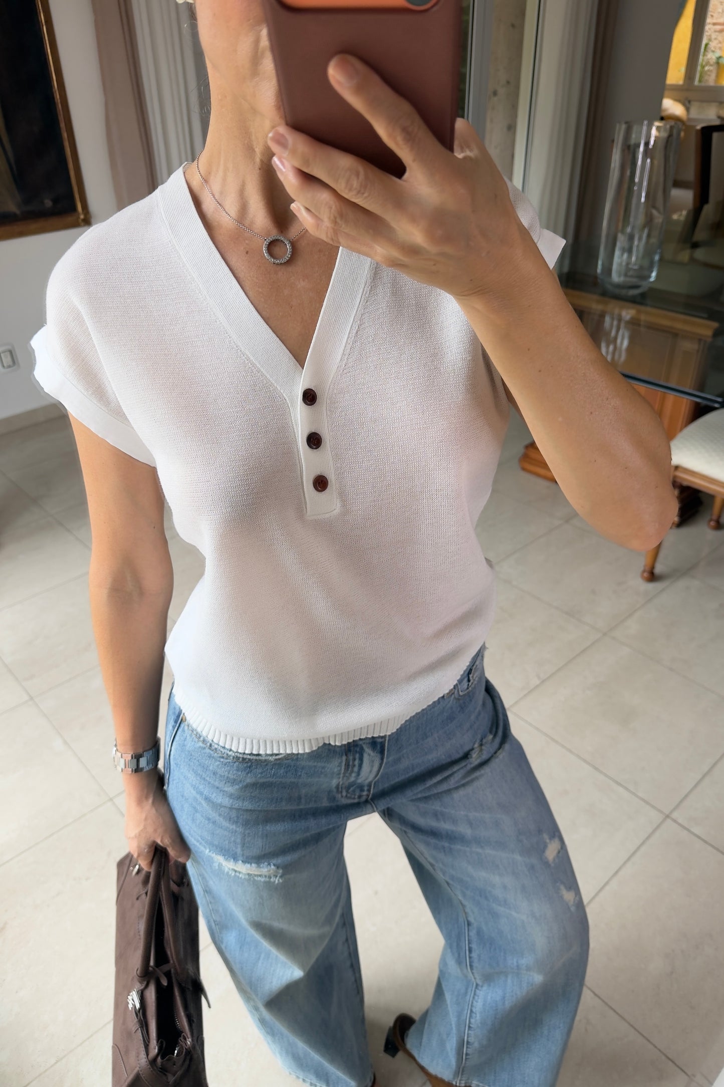 BLUSA DETALLE MANGAS