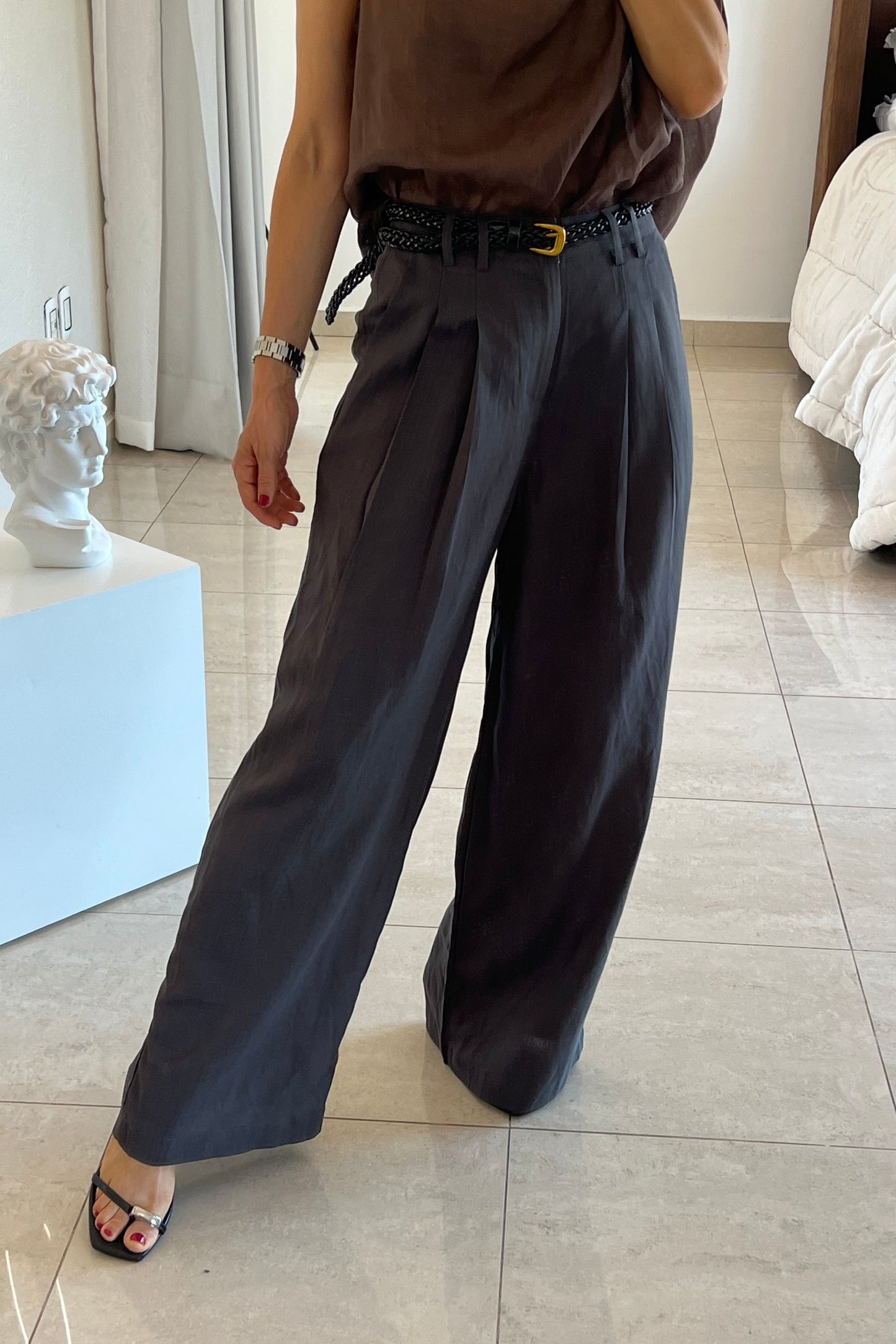 PANTALON CINTO TRENZADO