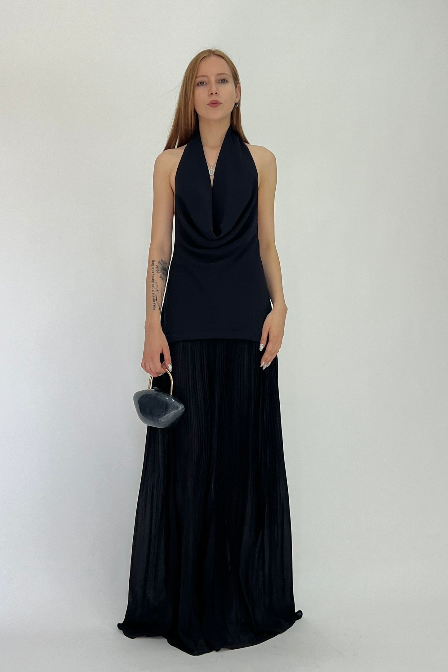 VESTIDO BAJO PLISADO