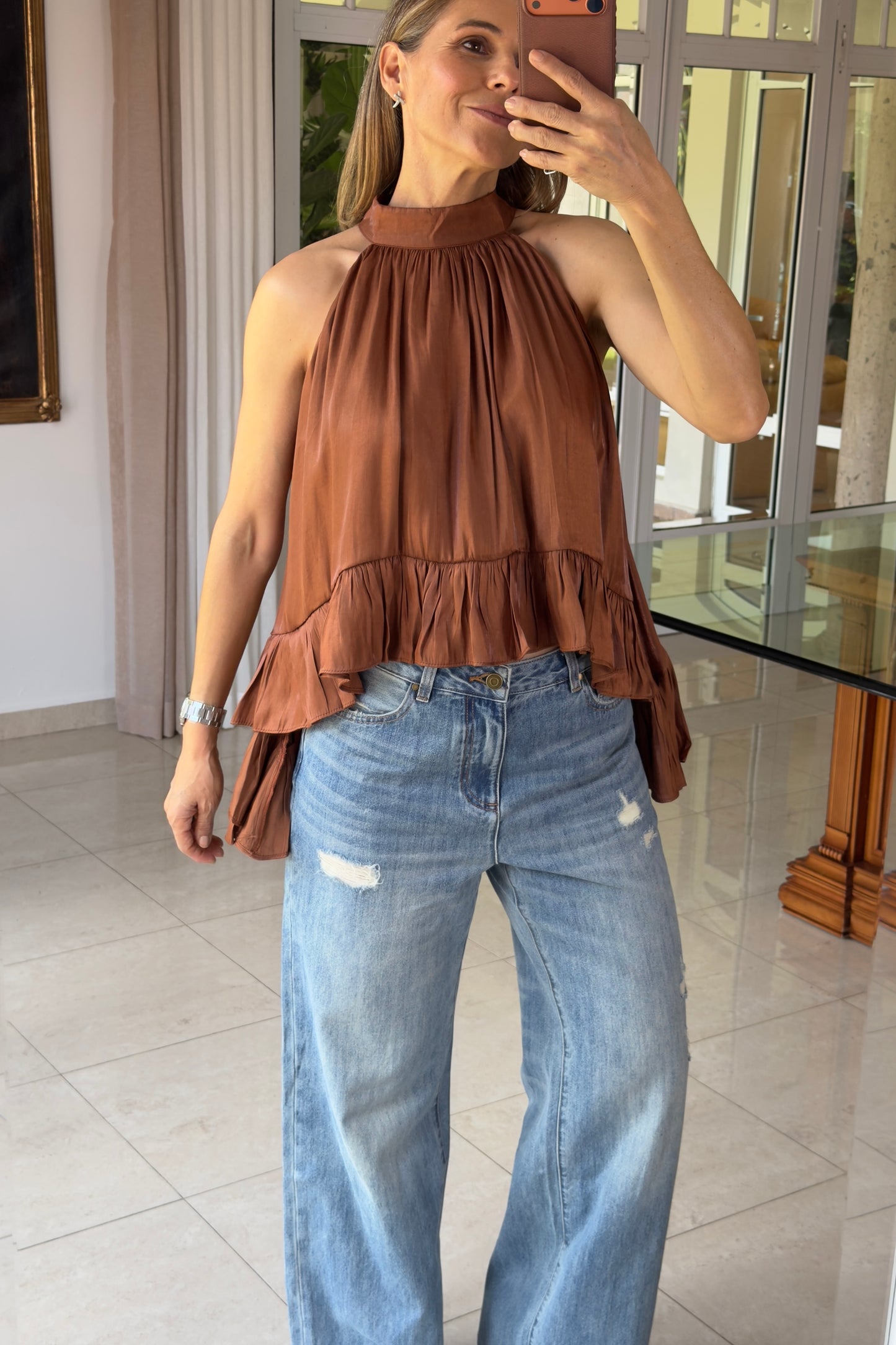 BLUSA BAJO IRREGULAR