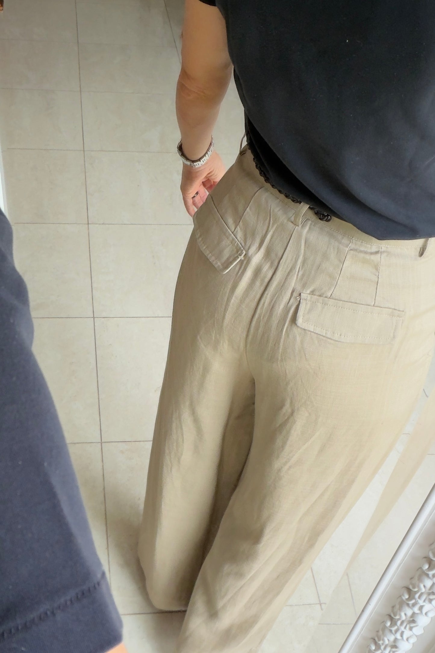 PANTALÓN CINTÓ TRENZADO
