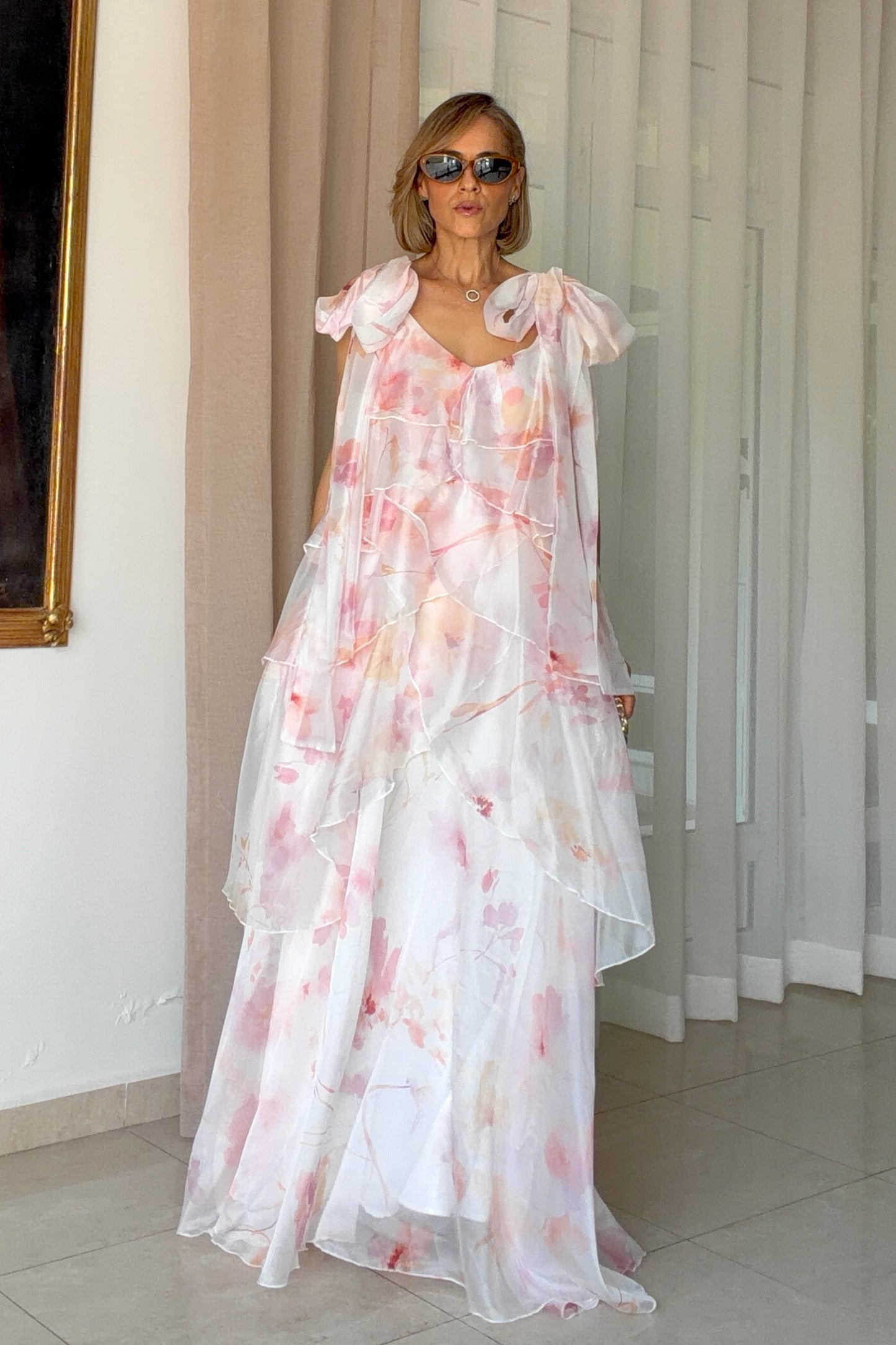 VESTIDO CAPAS FLORAL