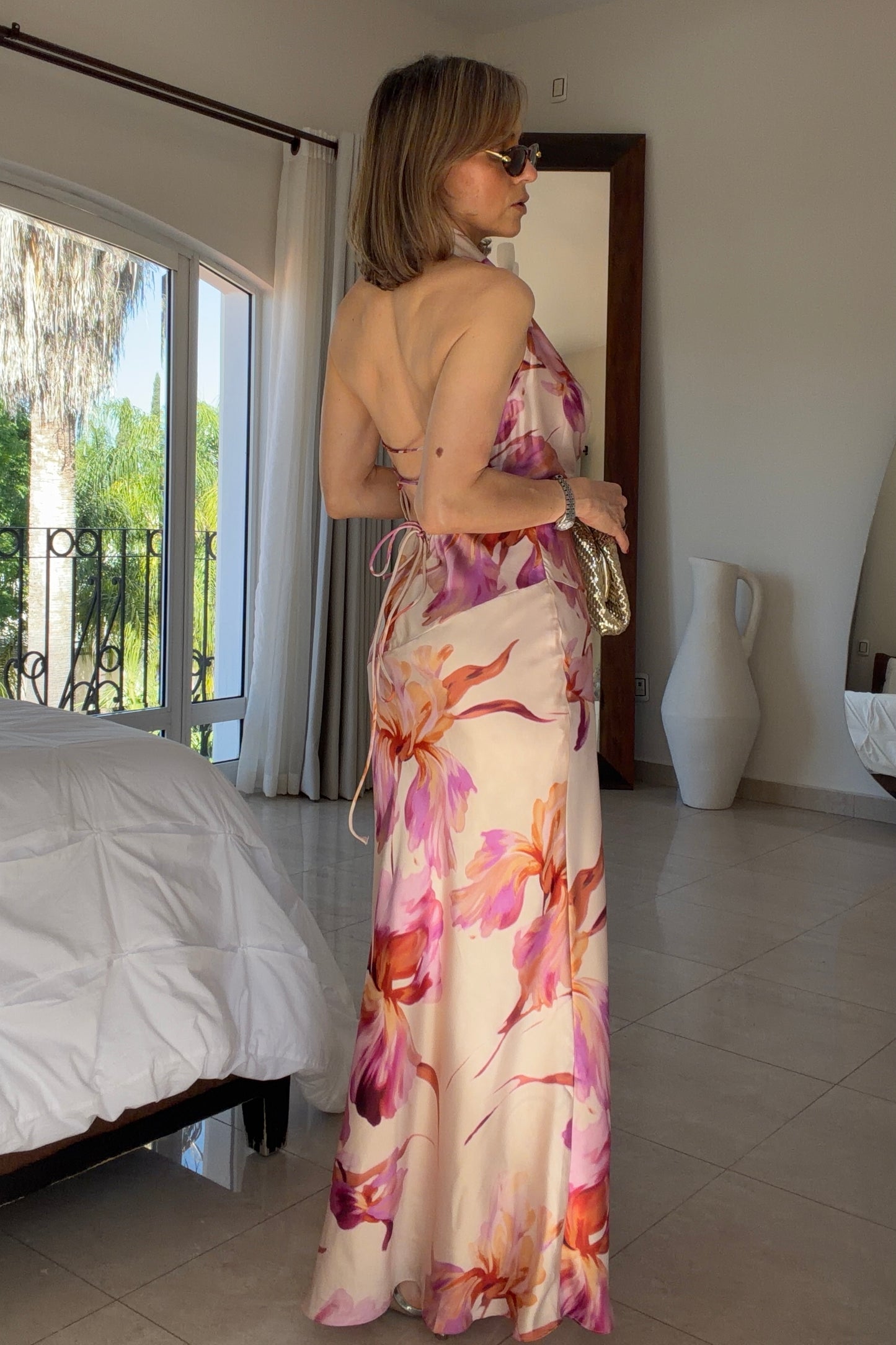 VESTIDO DRAPEADO & ESTAMPADO