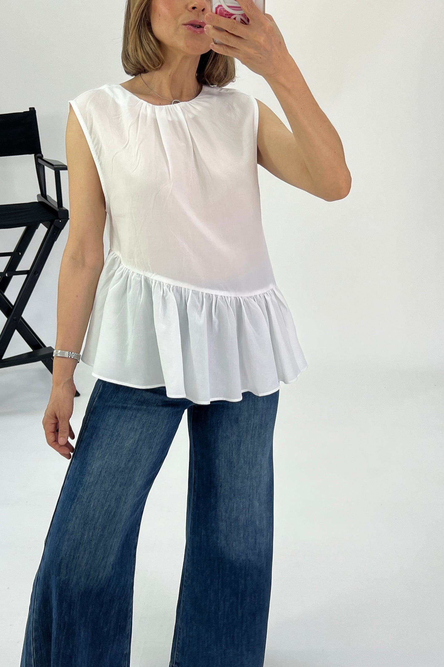BLUSA BAJO IRREGULAR