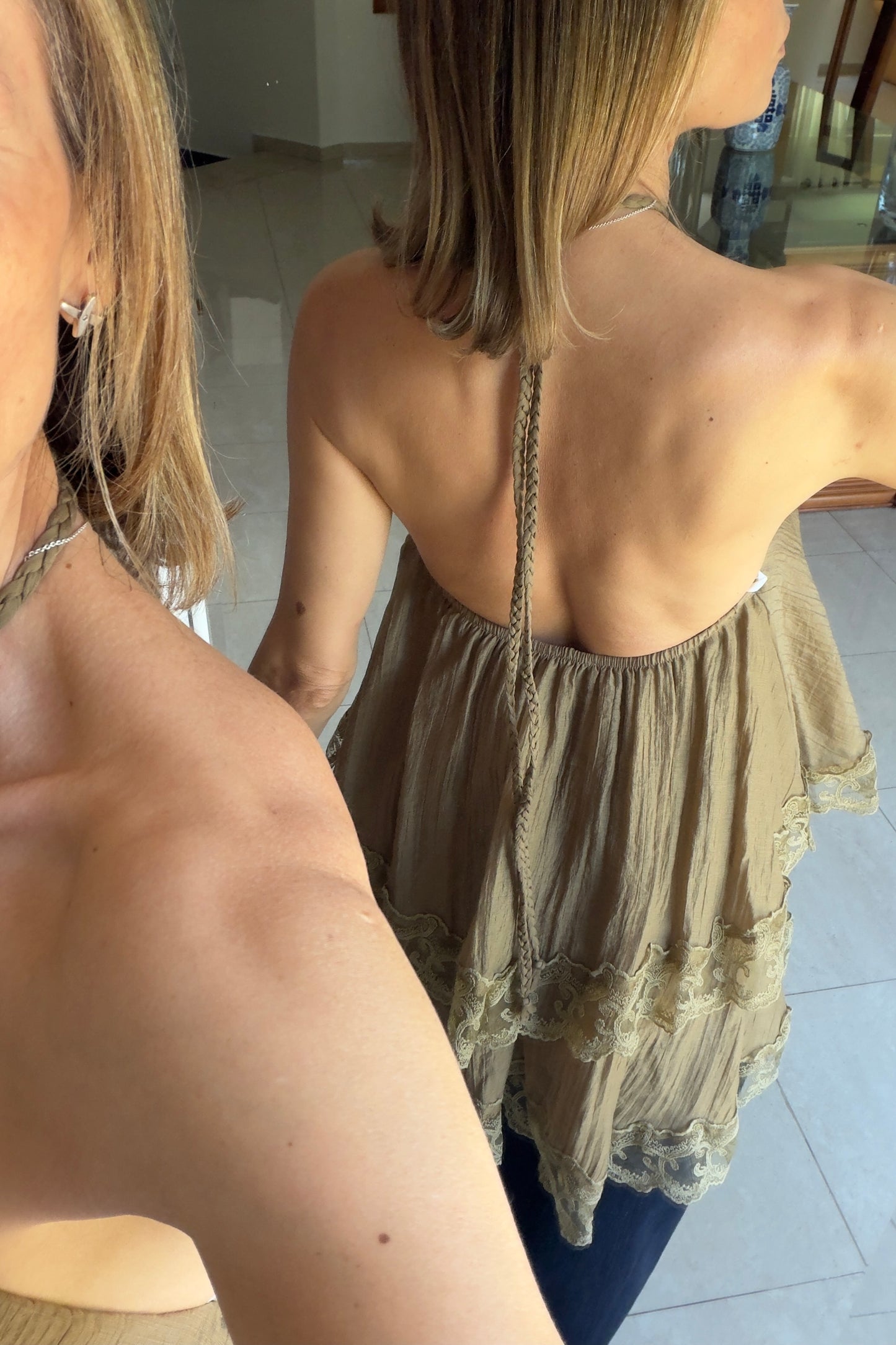 BLUSA CAPAS & ENCAJE
