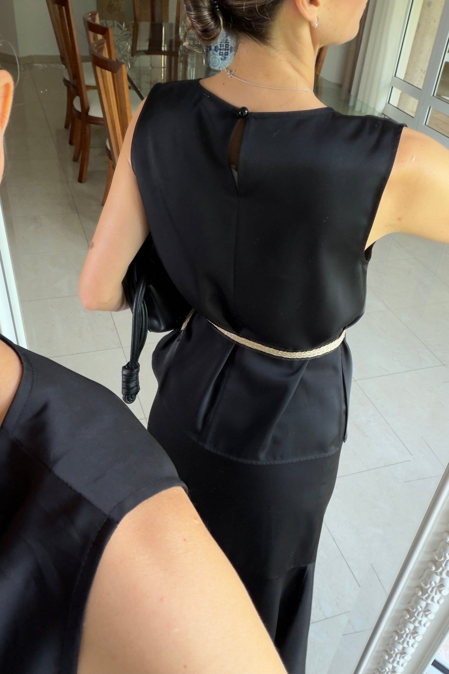 SET SATIN DRAPEADO