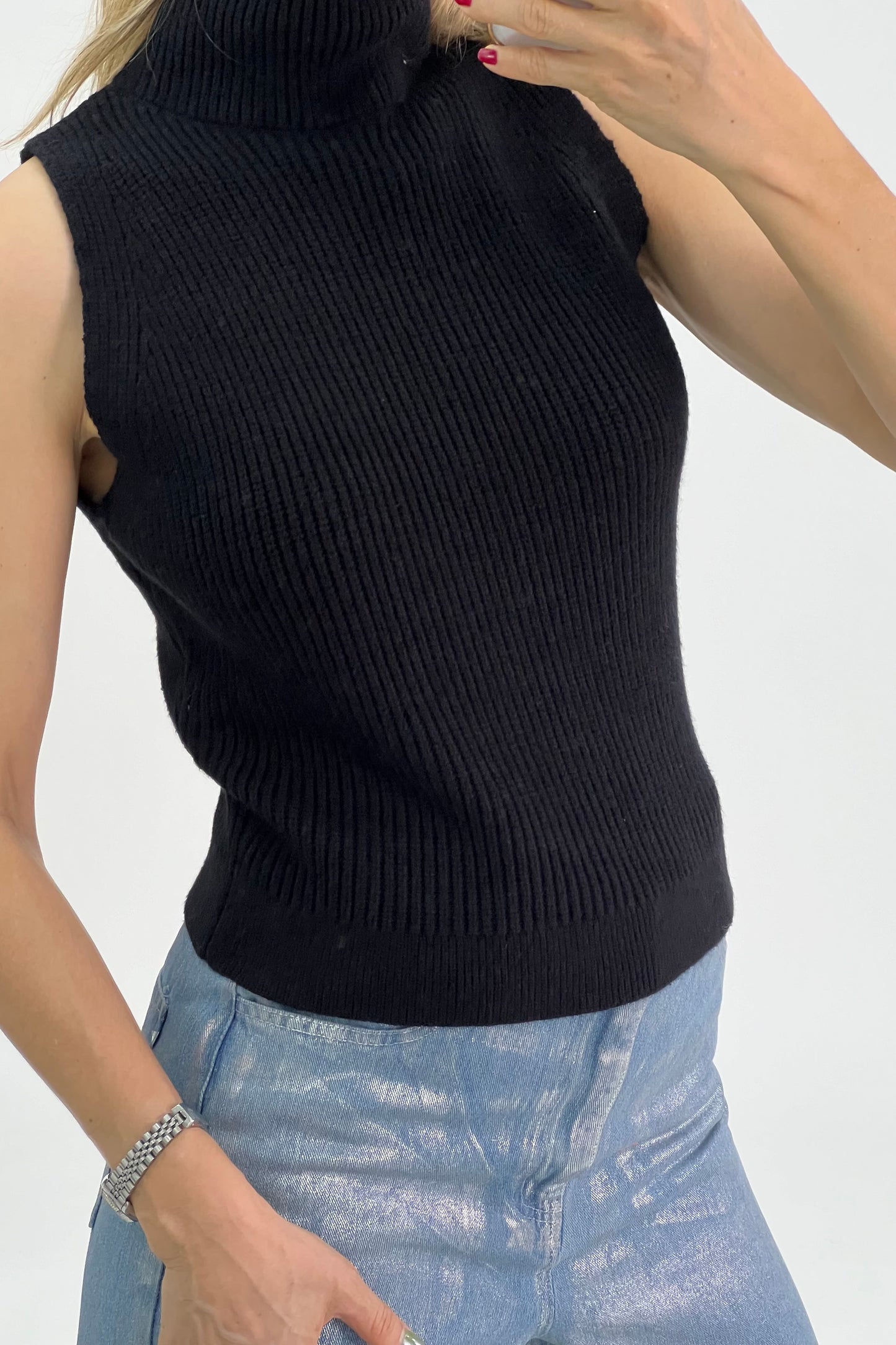 BLUSA CUELLO ALTO