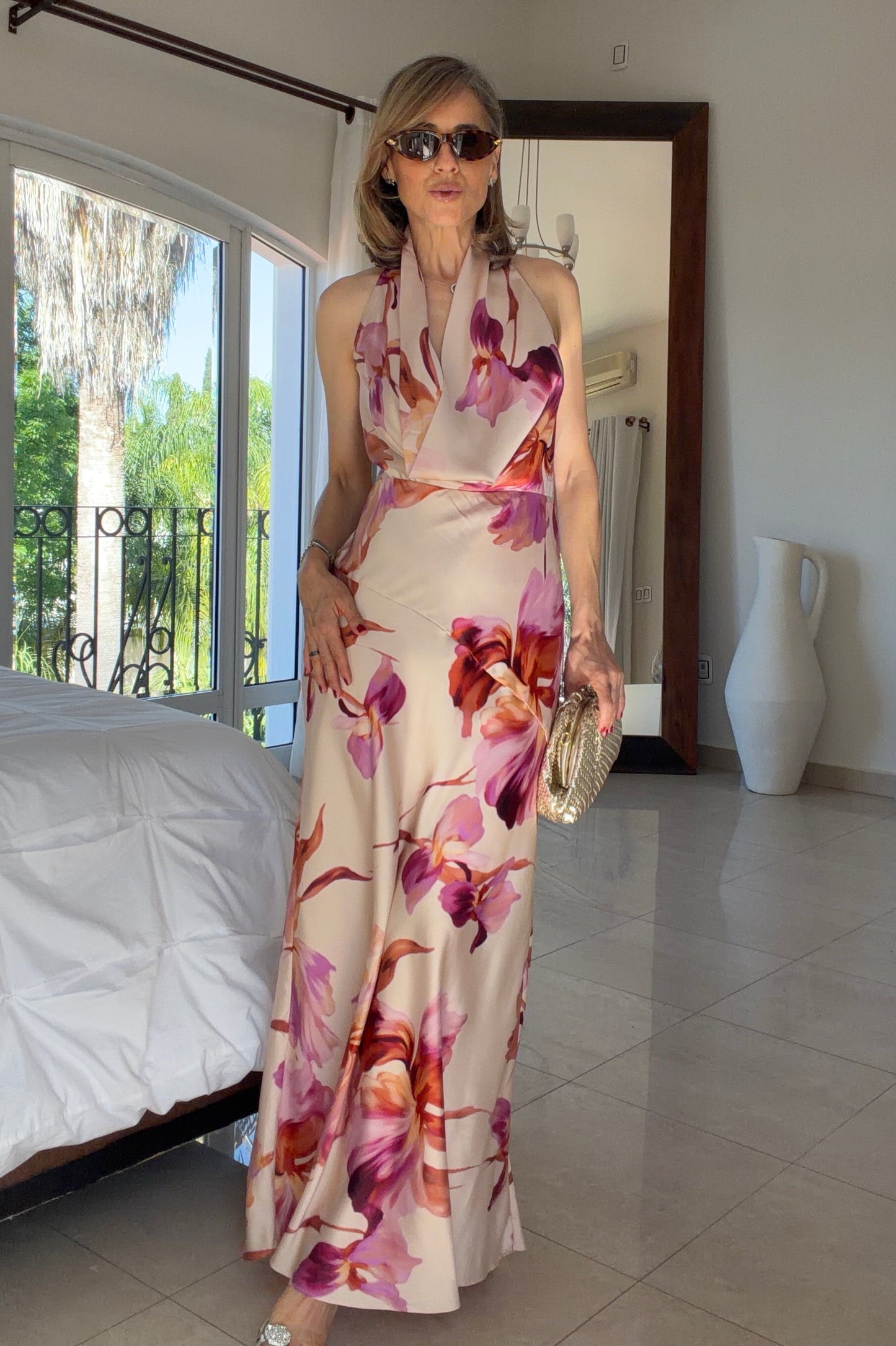 VESTIDO DRAPEADO & ESTAMPADO