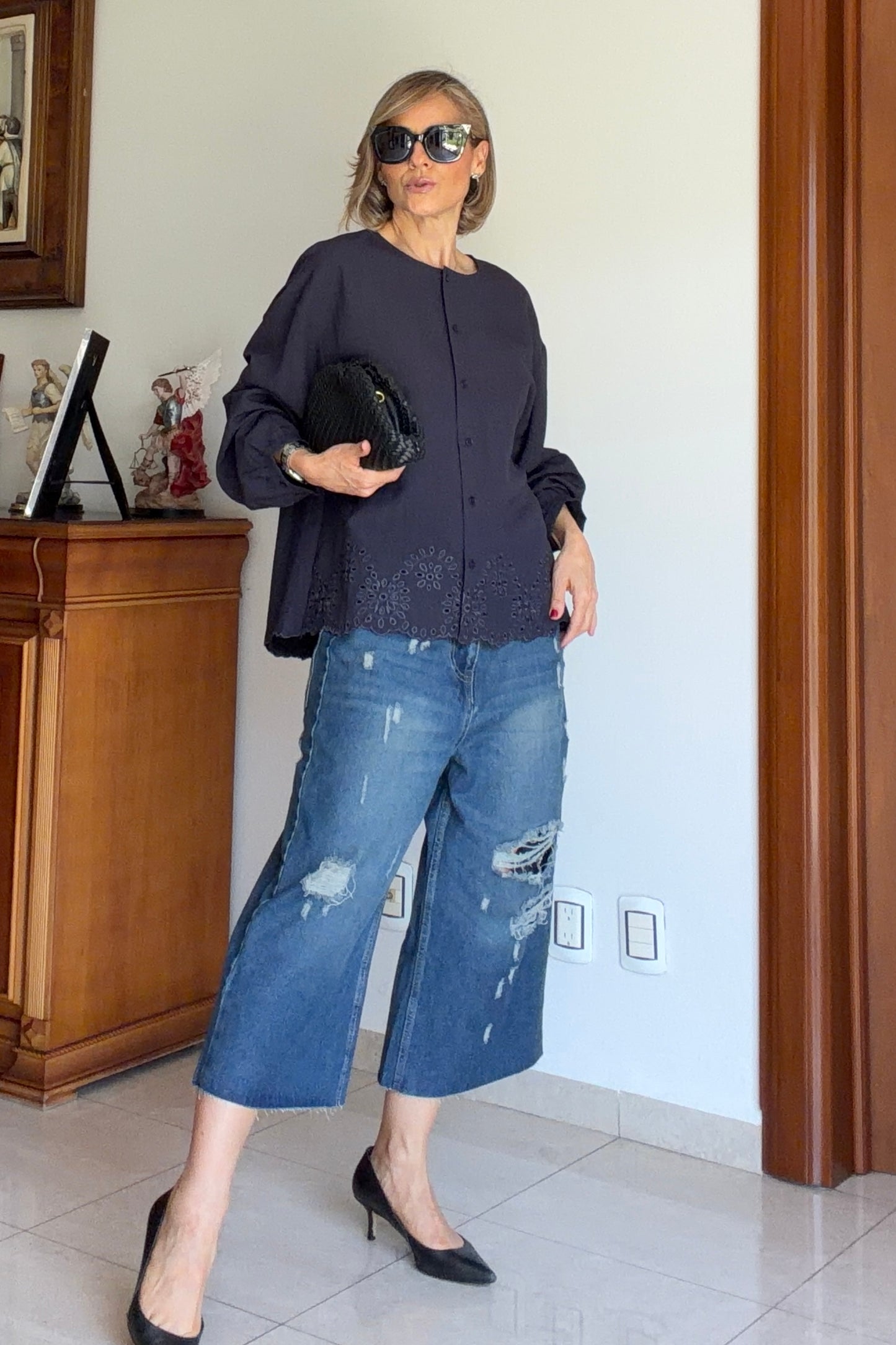BLUSA DISEÑO BORDADO