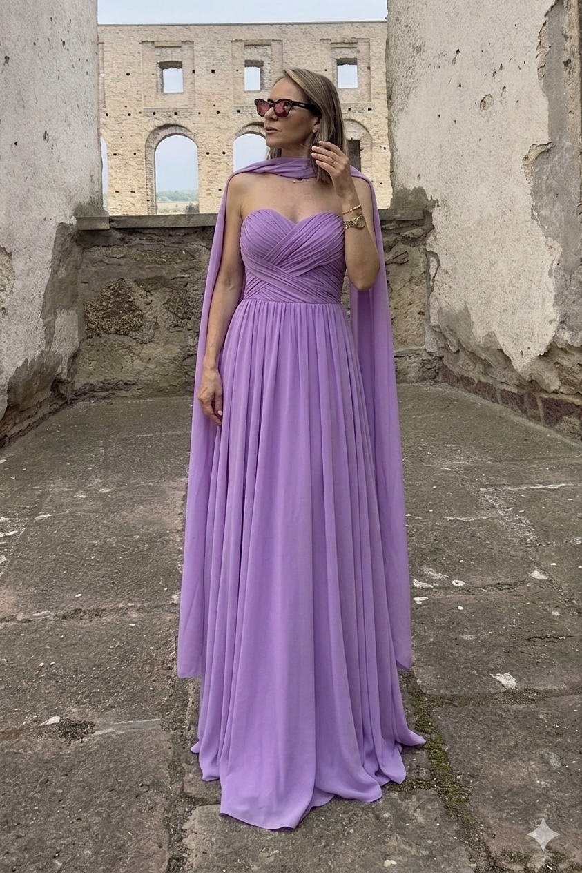 VESTIDO STRAPLESS