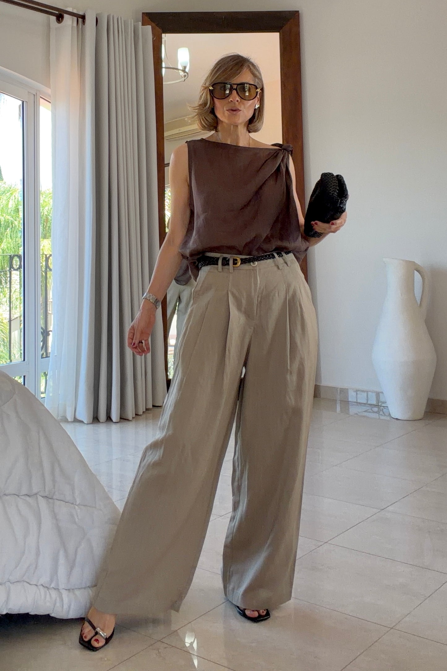 PANTALON CINTO TRENZADO