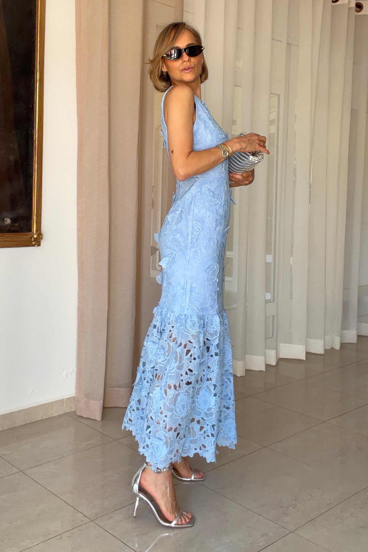 VESTIDO CROCHET MIDI