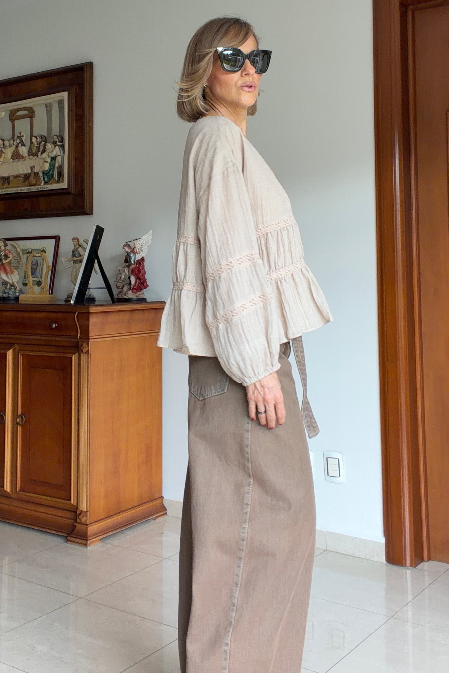 BLUSA CUELLO V