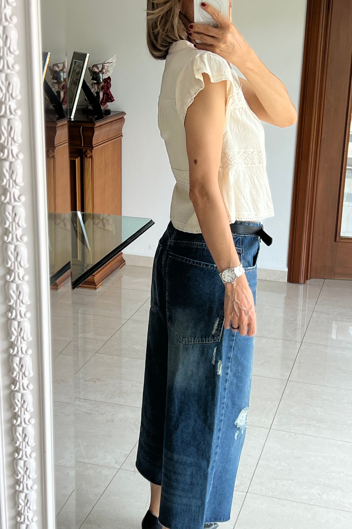 BLUSA DETALLES TELA