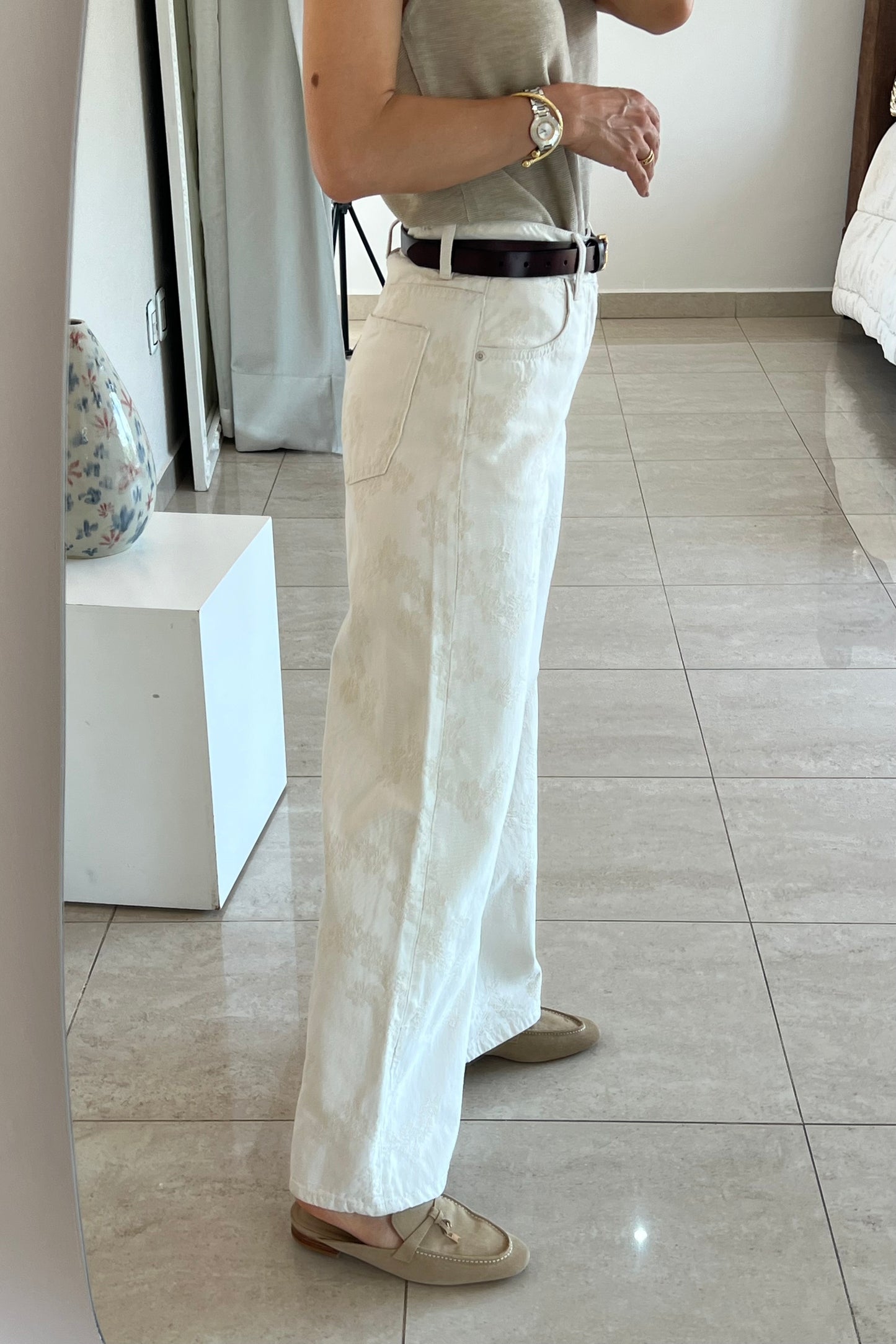 JEANS TEXTURA EN TELA