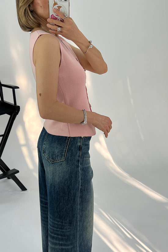 CHALECO BOTONES DORADOS