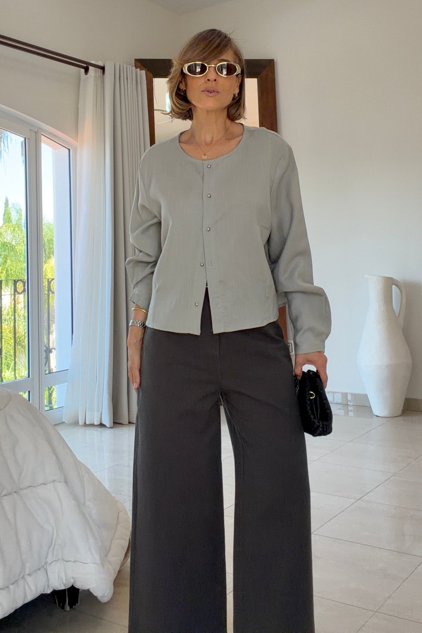 BLUSA CUELLO REDONDO