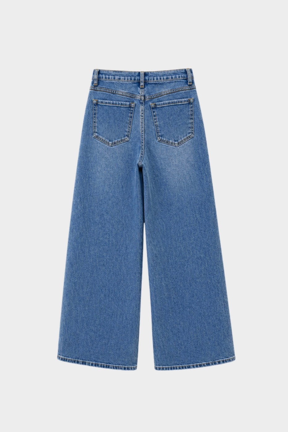 JEANS MID RISE PALAZZO