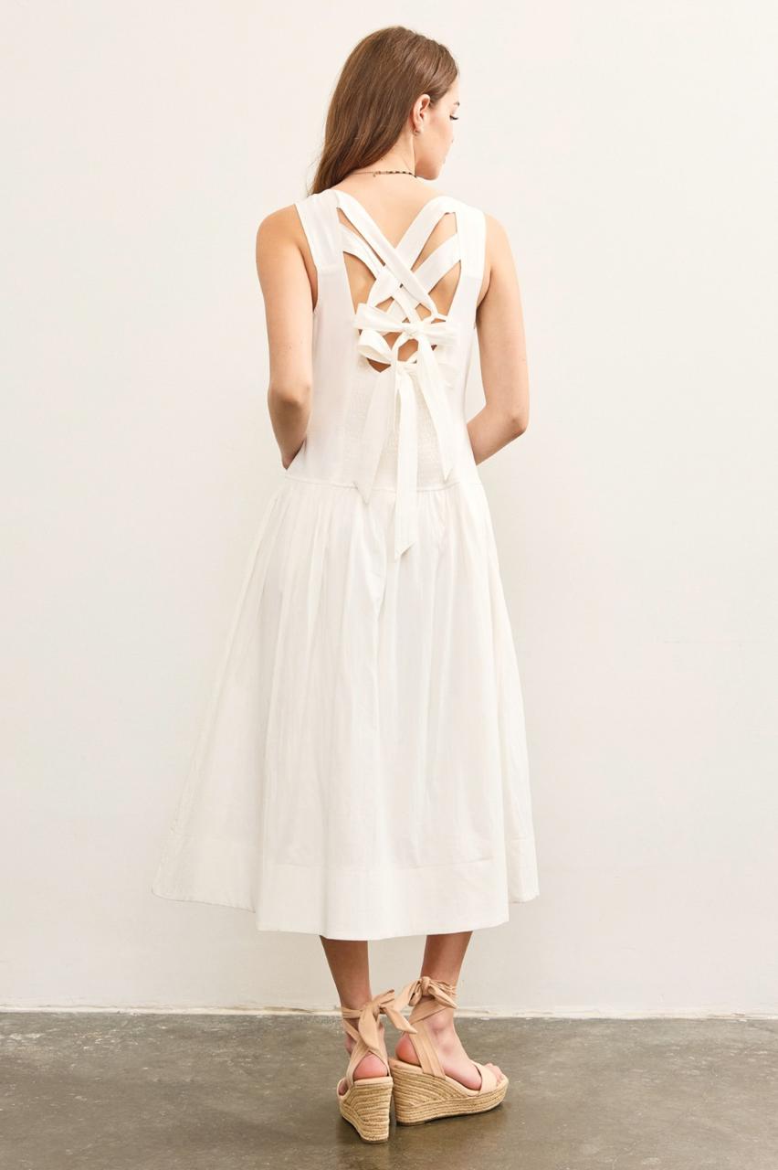 VESTIDO TIRANTES CRUZADOS