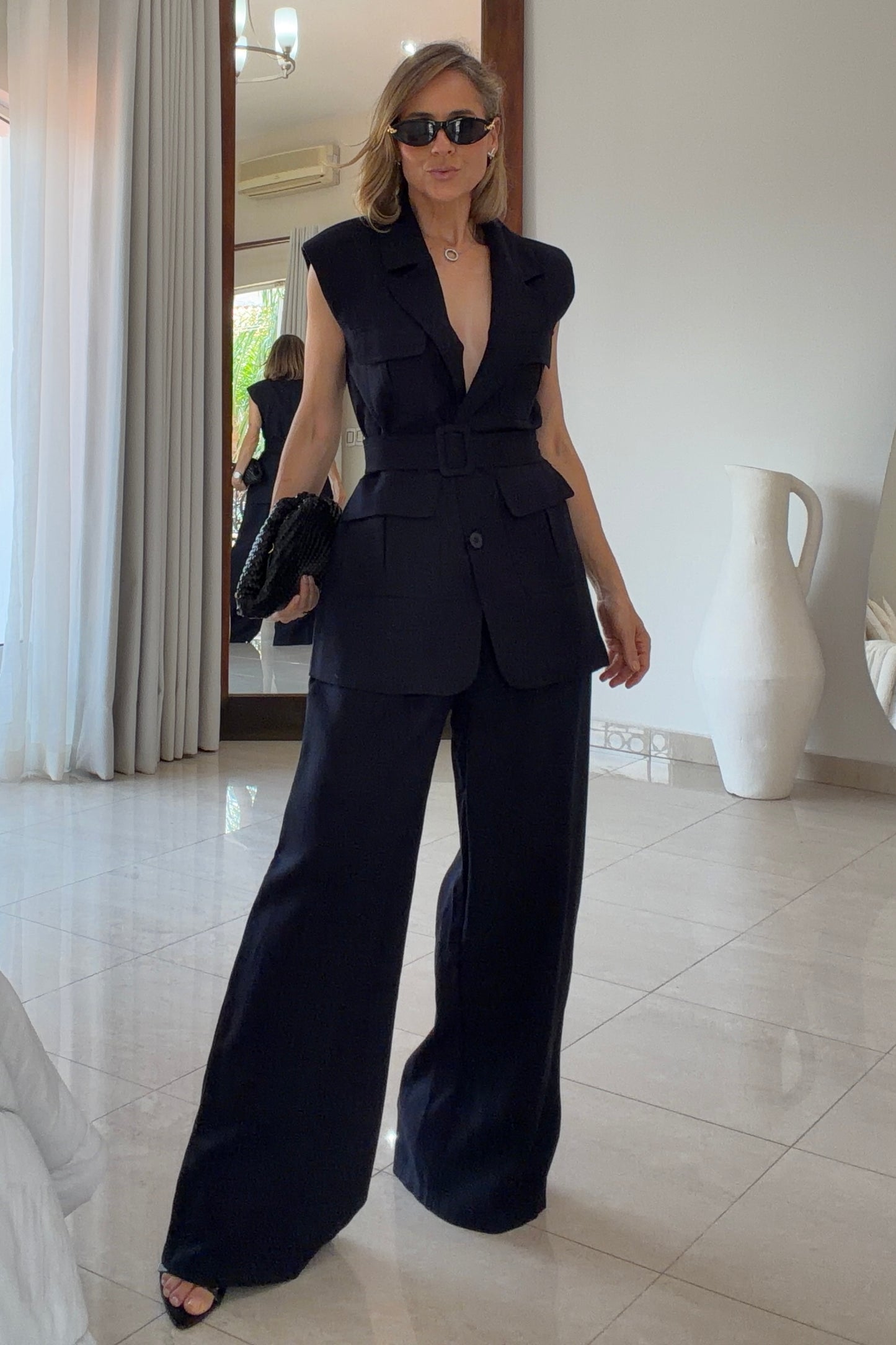 VEST SET UNICOLOR