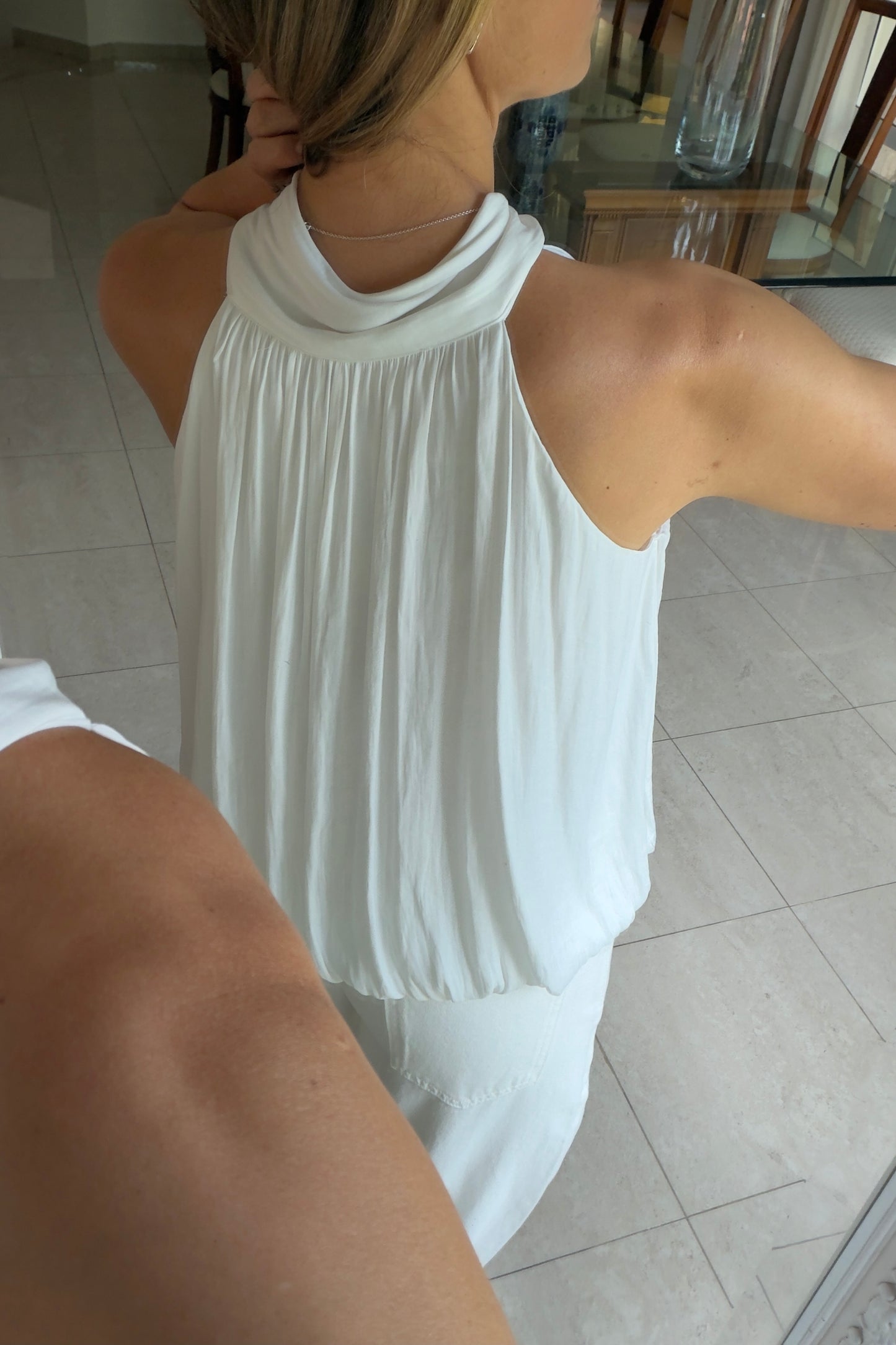BLUSA SATINADA