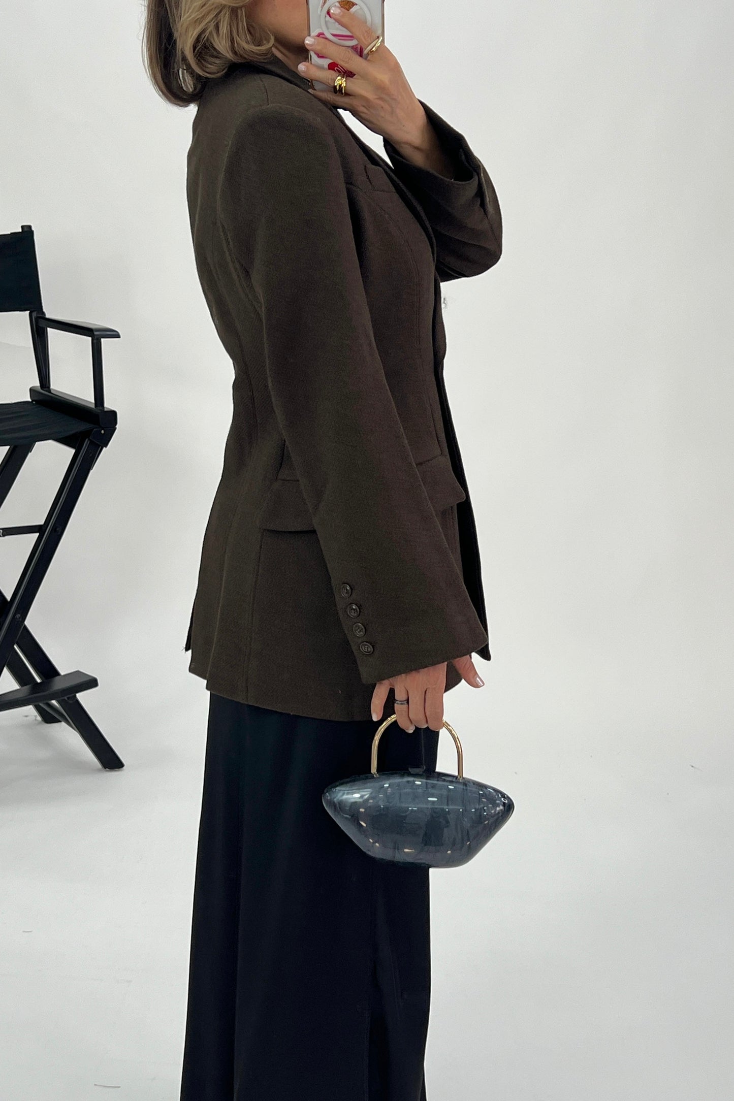 FITTED BUTTON COAT