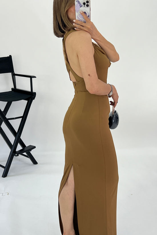 VESTIDO DETALLE DORADO