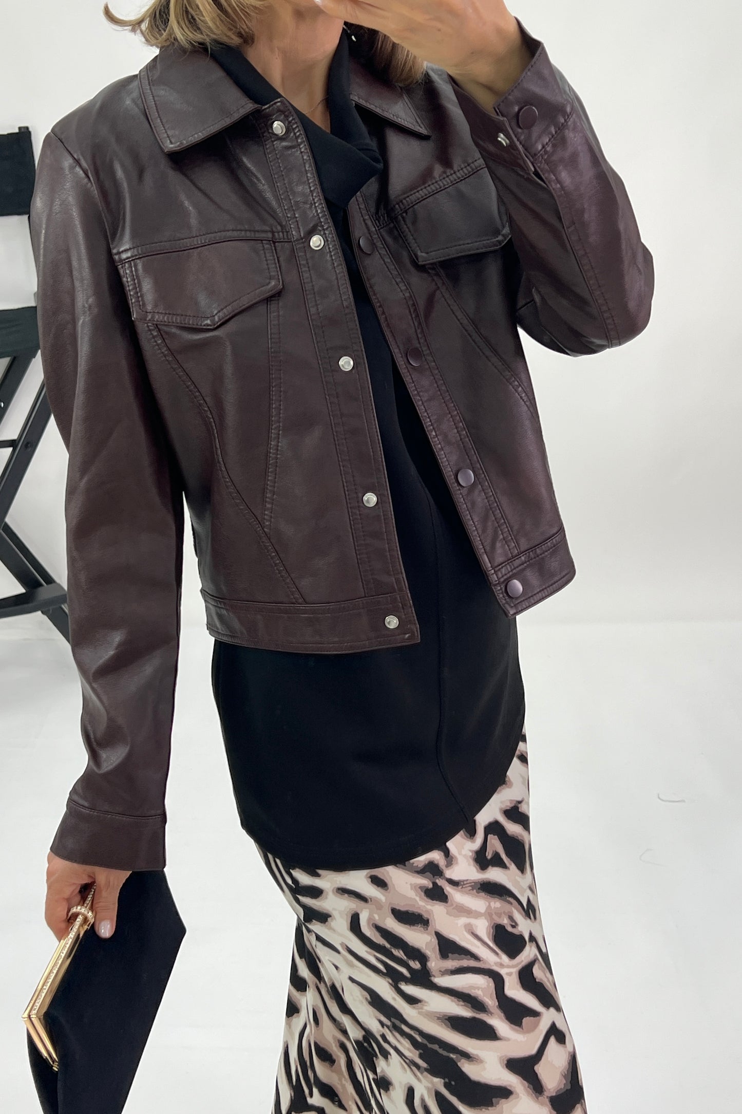 JACKET WITH SLANTED POCKETS