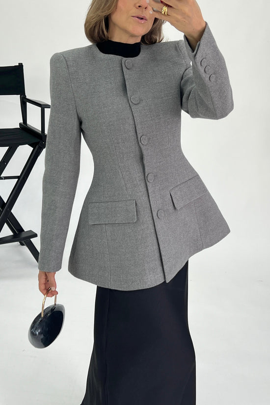 FITTED COAT WITH WAIST