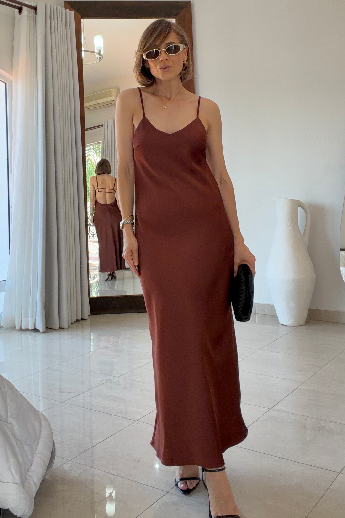 VESTIDO SATINADO