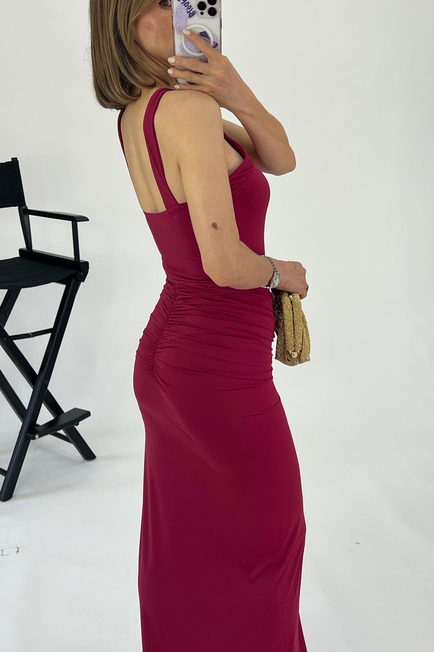 VESTIDO CUELLO CRUZADO