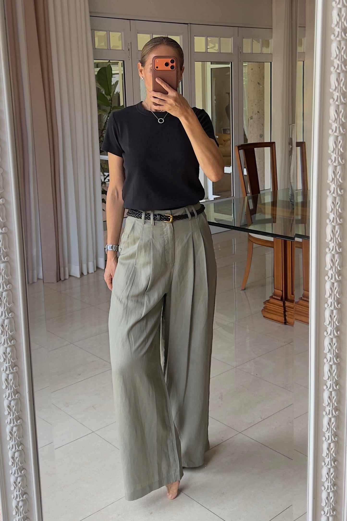 PANTALÓN CINTÓ TRENZADO