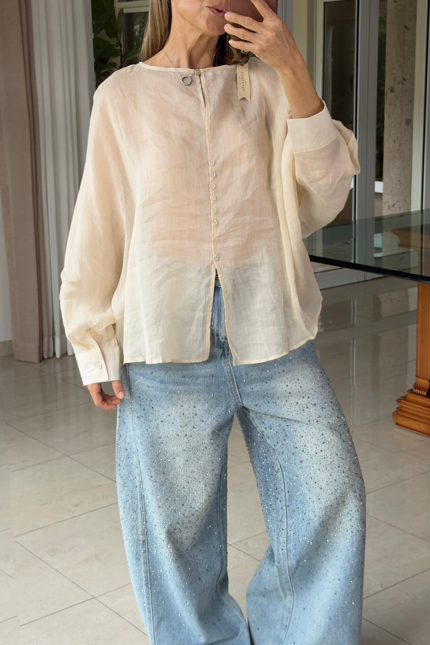 BLUSA DOBLE VISTA