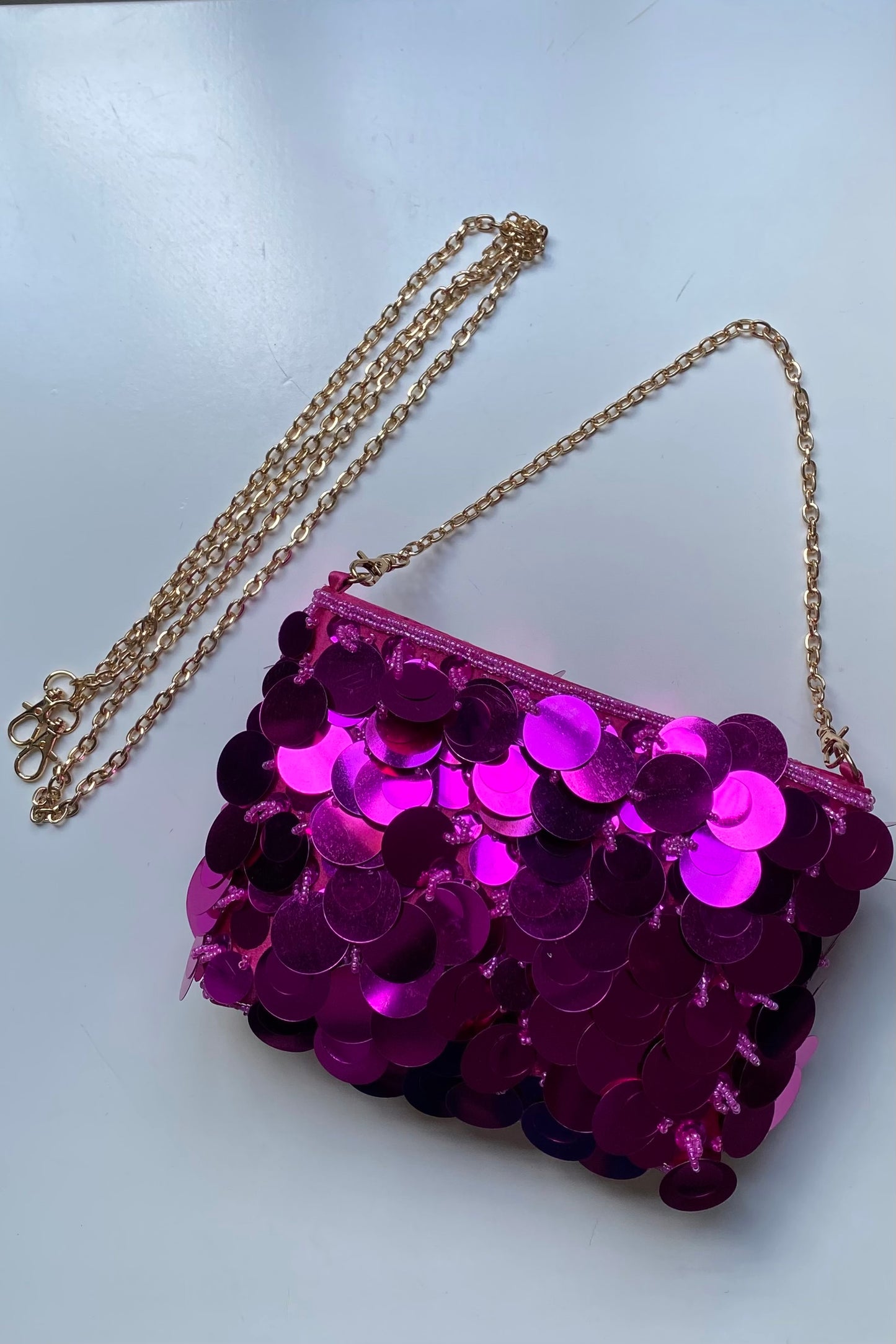 SEQUIN MIRROR BAG