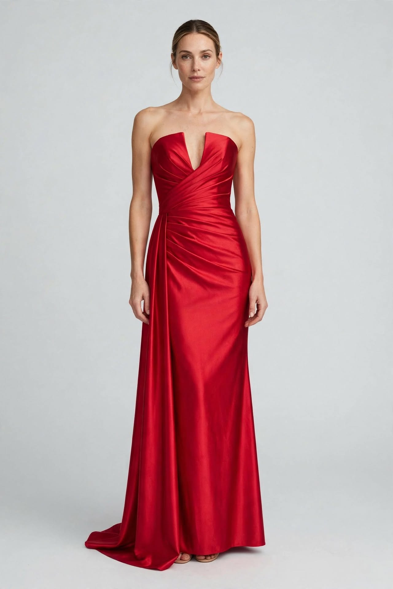 VESTIDO DETALLES PLISADOS