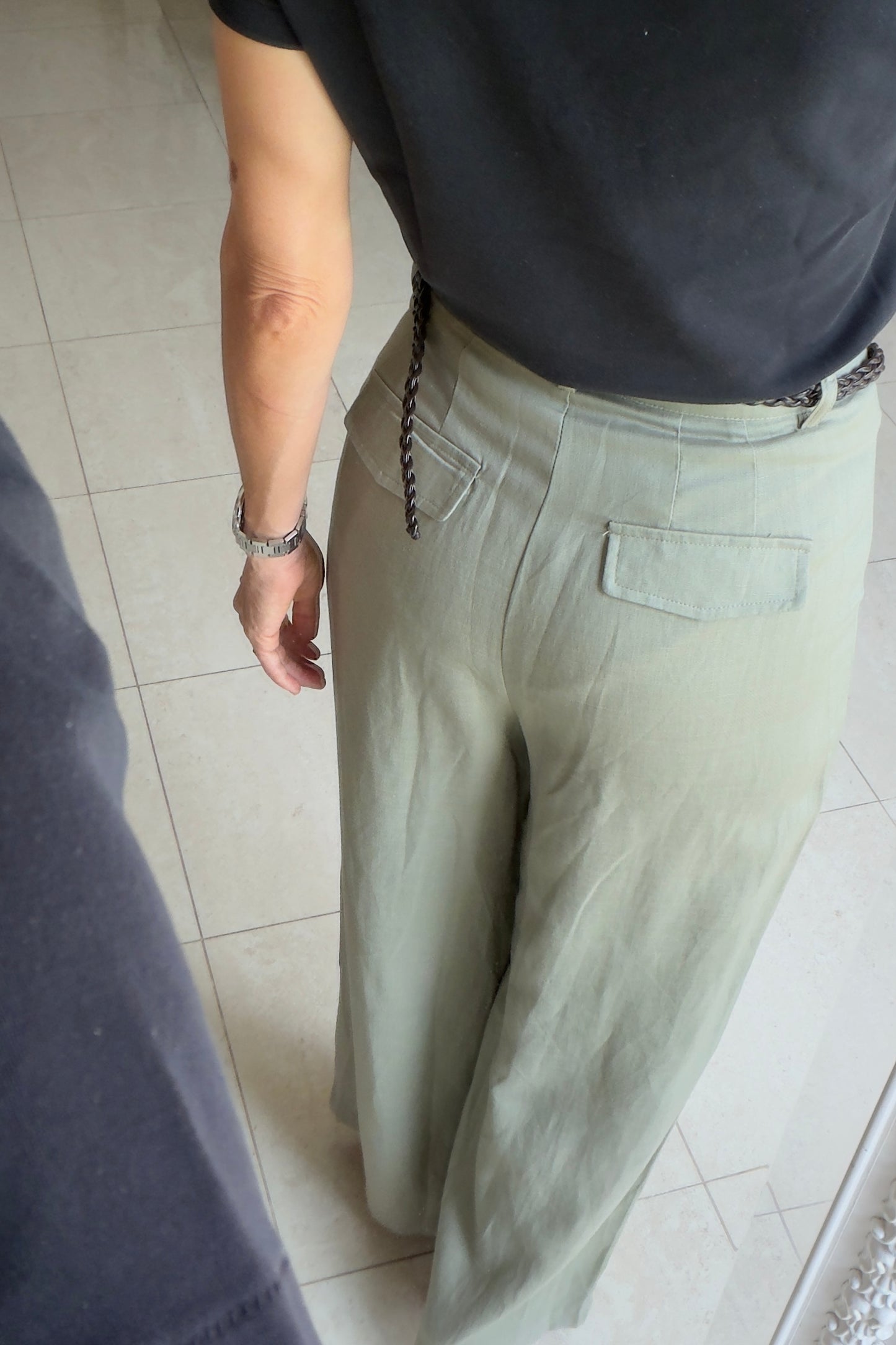 PANTALÓN CINTÓ TRENZADO