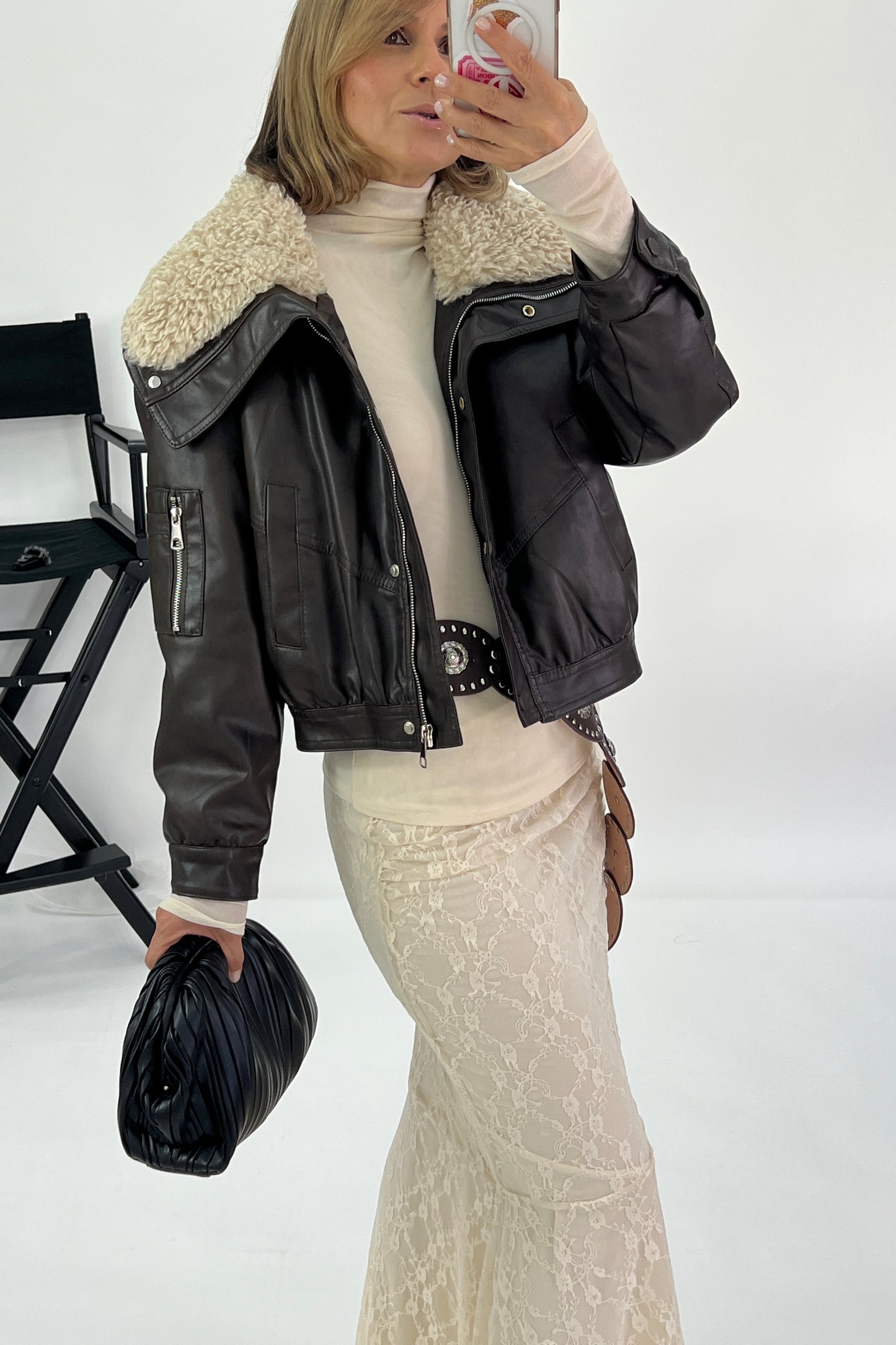 SHEEPSKIN-EFFECT JACKET