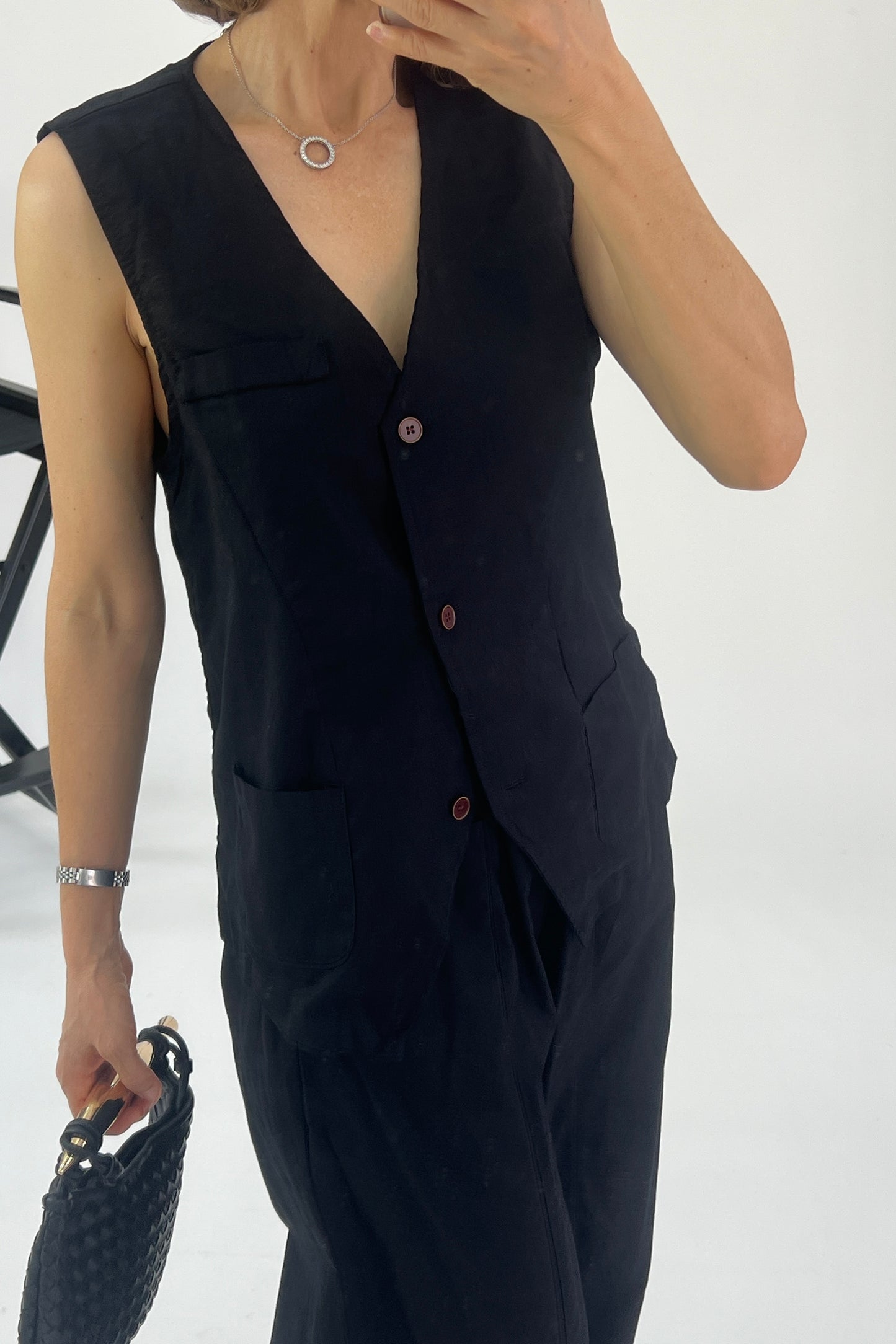 VEST SET UNICOLOR