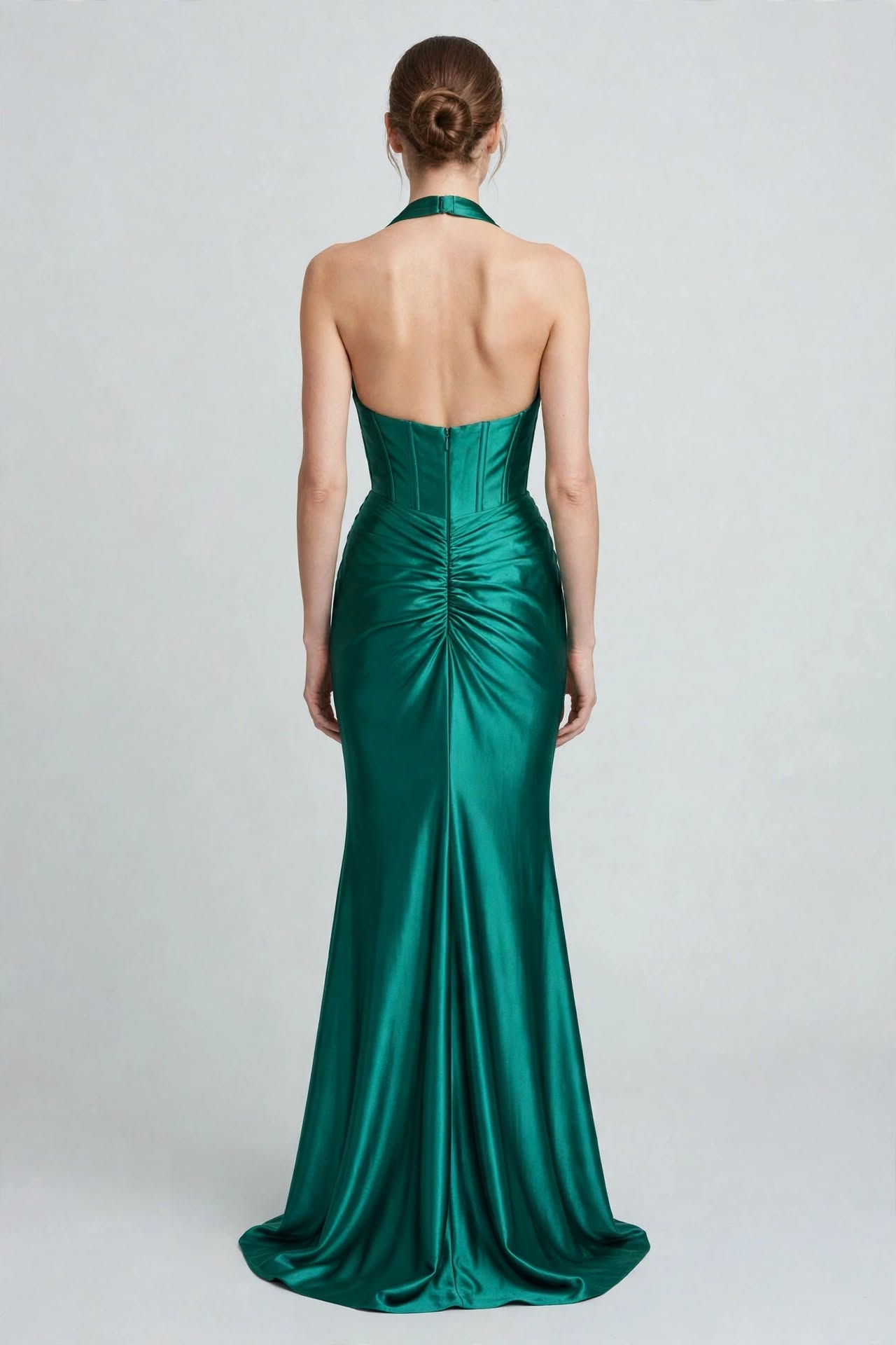 VESTIDO SATINADO HALTER