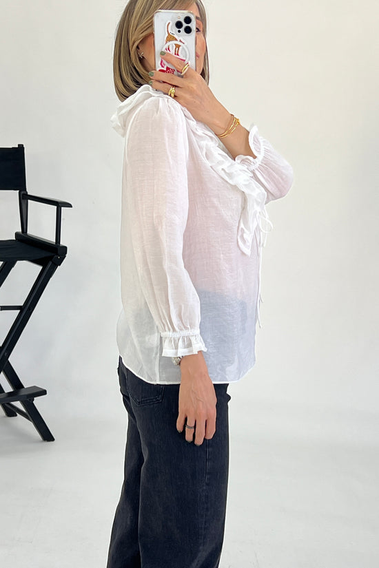 Load image into Gallery viewer, BLUSA ESCAROLAS BUSTO
