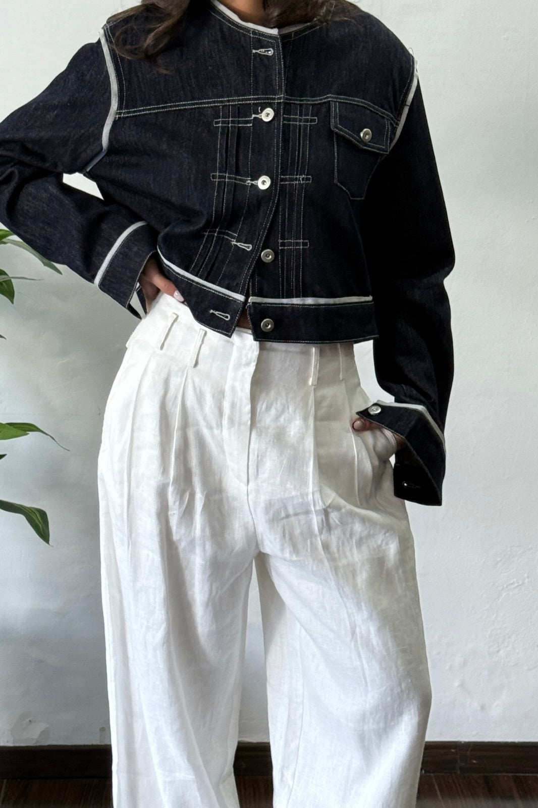 PANTALON CINTO TRENZADO