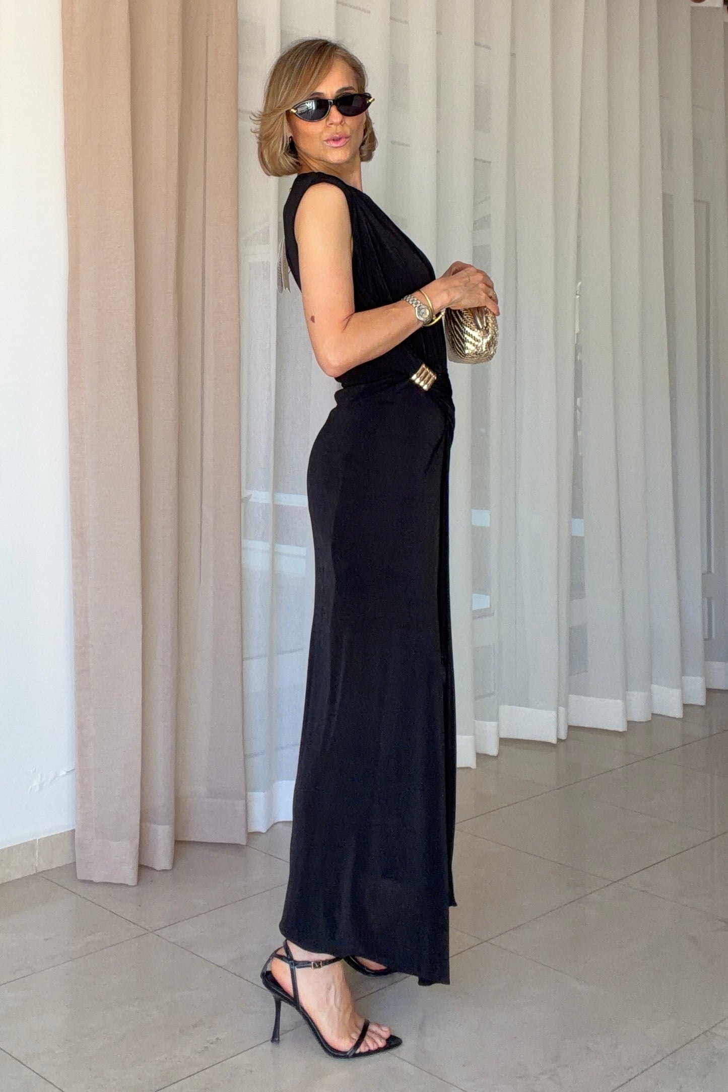 VESTIDO DETALLE CINTURA