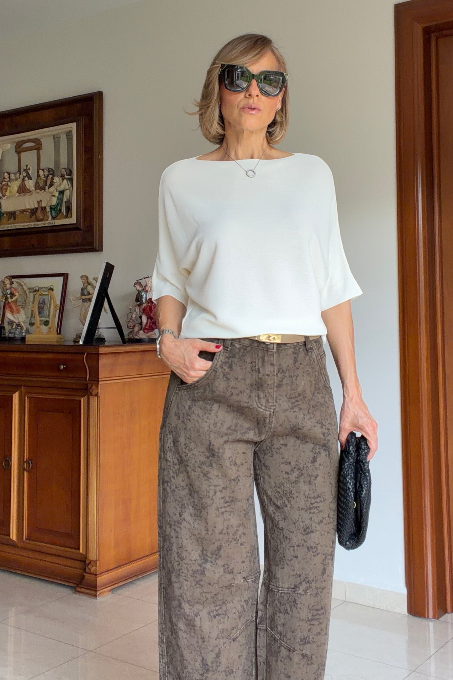 BLUSA CINTURON